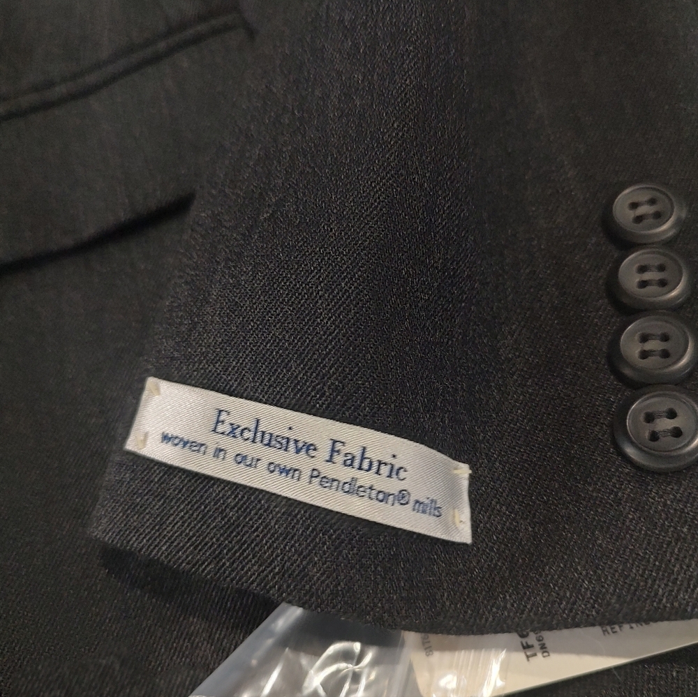 Pendleton Gray Refined Essentials Wool Blazer 16 … - image 5